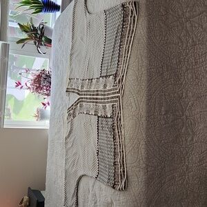 Rose & Olive Elegant Black and White Women's Top